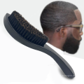 Customized Processing Man's Bristle Hair Brush Arc Curved Beard Comb Solid Wood Hard 360 Wave Curve Brush